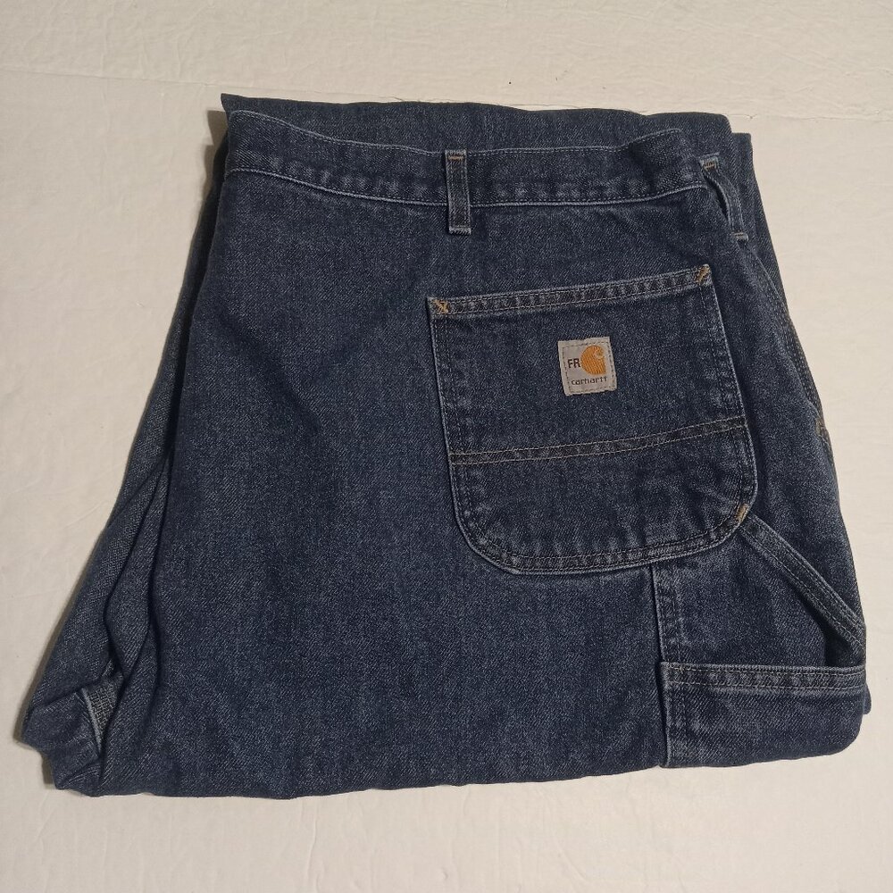 Carhartt Men's Flame Resistant Original Fit Denim Work Jeans 100459 451